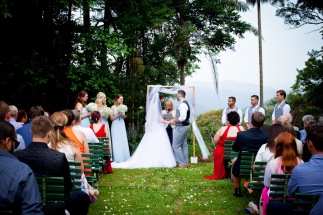 st bernards mt tamborine nikita james wedding kiss the groom mt tamborine wedding photographer-0422