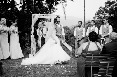 st bernards mt tamborine nikita james wedding kiss the groom mt tamborine wedding photographer-0496
